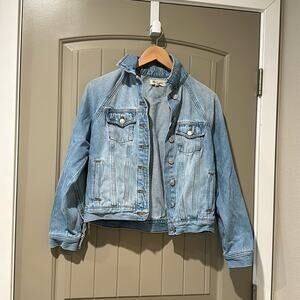 MADEWELL Cropped Trucker Jacket, sz XS